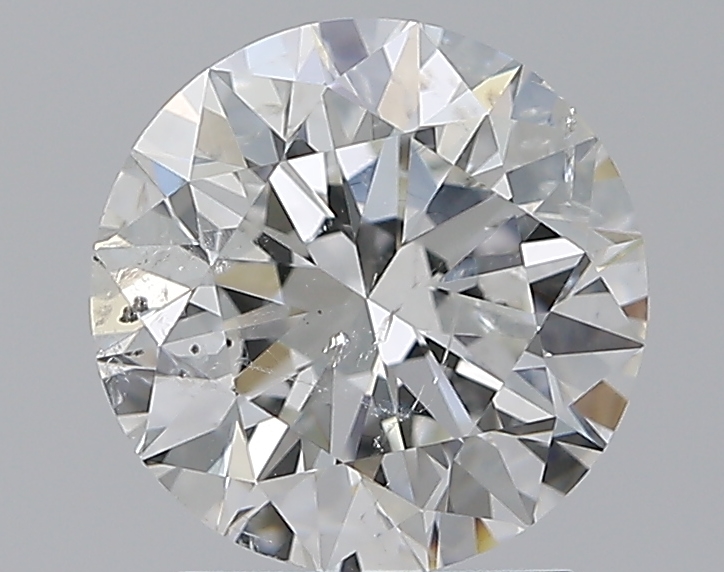 2.2 CaratF-SI2 EX Cut Round Diamond