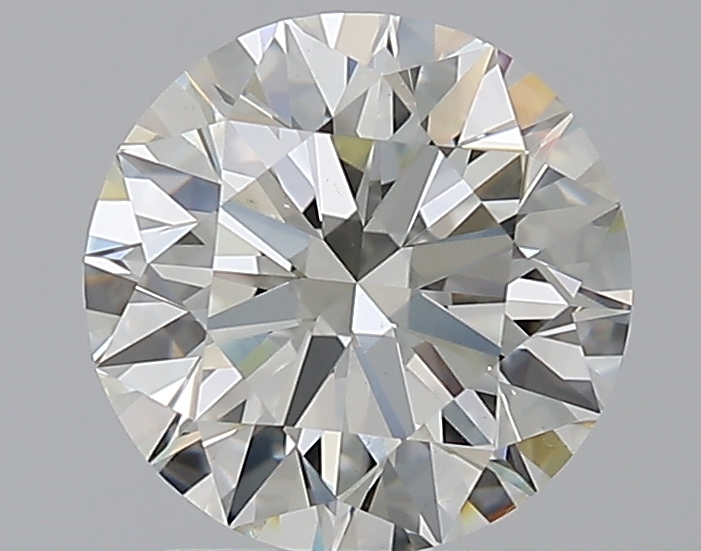 2.2 CaratJ-VS2 EX Cut Round Diamond