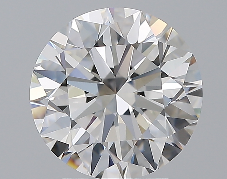 3.01 CaratF-VS1 EX Cut Round Diamond