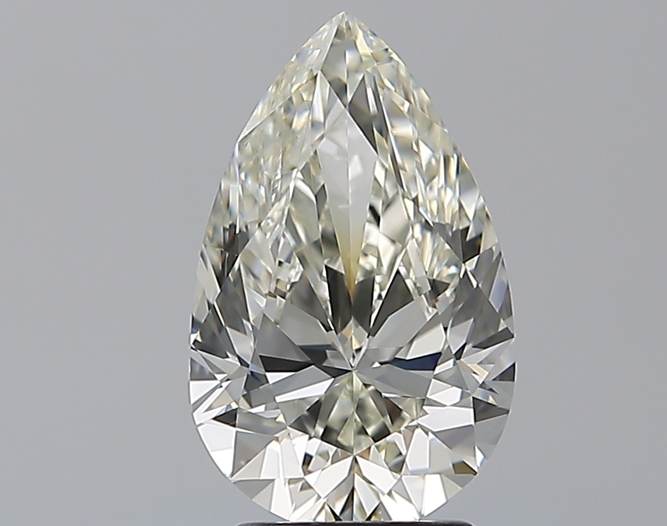 3 CaratK-VVS1 - Cut Pear Diamond
