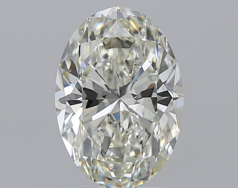 3 CaratJ-VS2 - Cut Oval Diamond