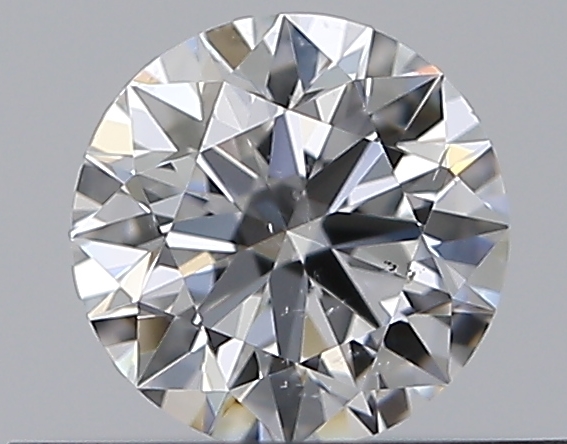 0.33 CaratE-SI2 EX Cut Round Diamond