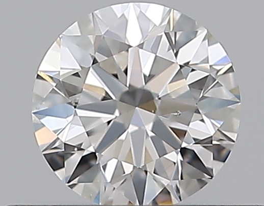 0.37 CaratF-SI1 EX Cut Round Diamond