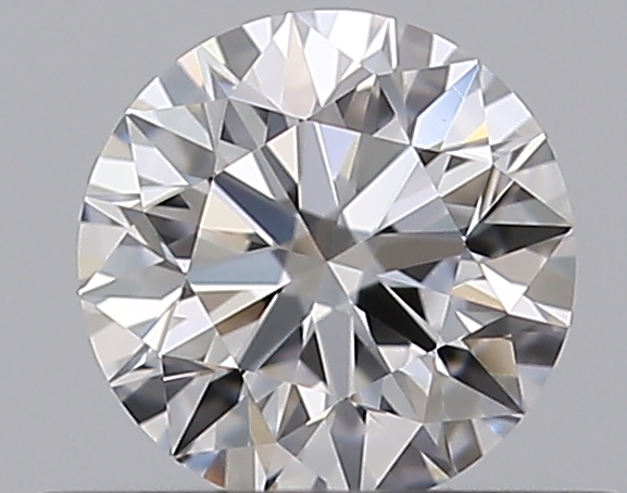 0.37 CaratD-VVS1 EX Cut Round Diamond
