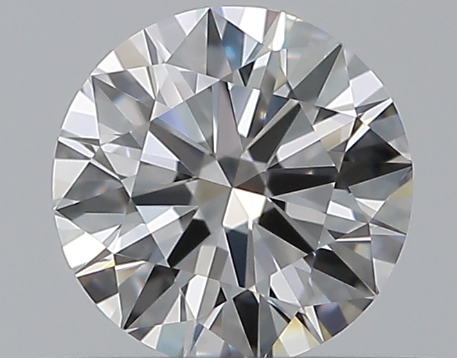 0.5 CaratE-VVS2 EX Cut Round Diamond