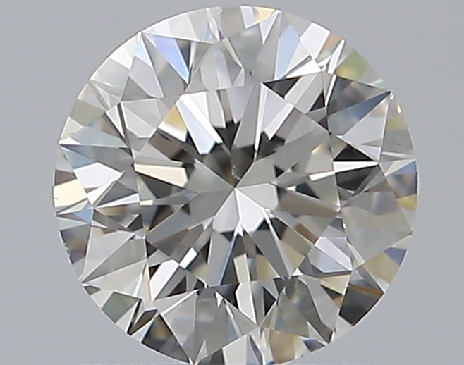 0.76 CaratI-SI1 EX Cut Round Diamond