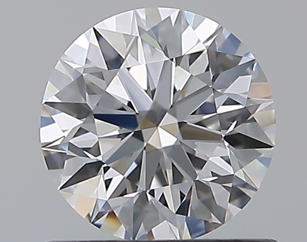 0.76 CaratD-VVS2 EX Cut Round Diamond