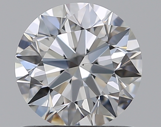 0.77 CaratF-VS2 EX Cut Round Diamond