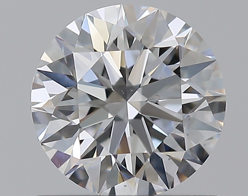 0.91 CaratE-VS2 EX Cut Round Diamond