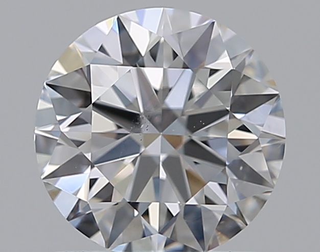 0.76 CaratE-VS2 EX Cut Round Diamond
