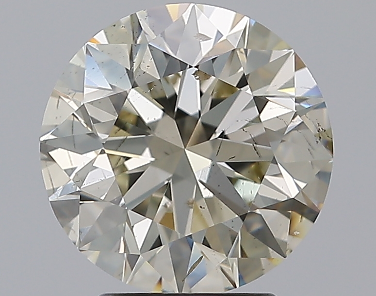 3.01 CaratN-SI2 EX Cut Round Diamond