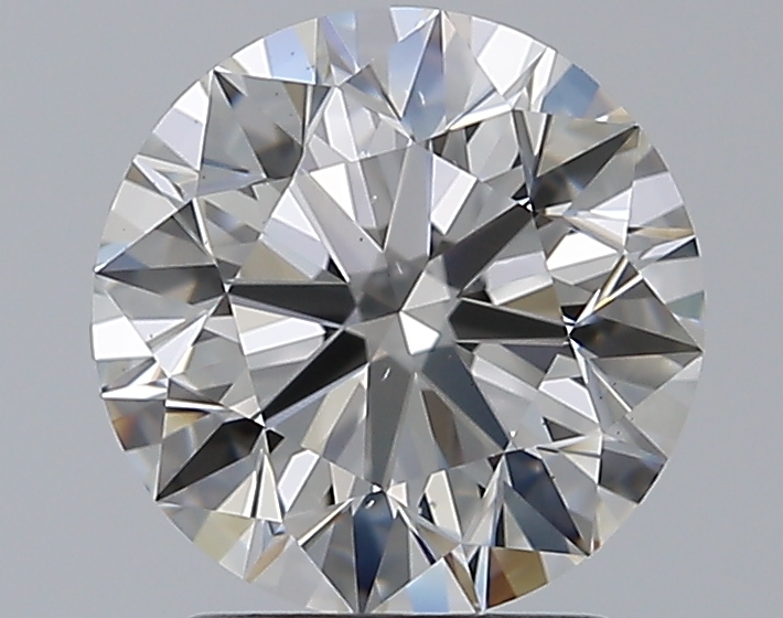 2.01 CaratF-VS2 EX Cut Round Diamond