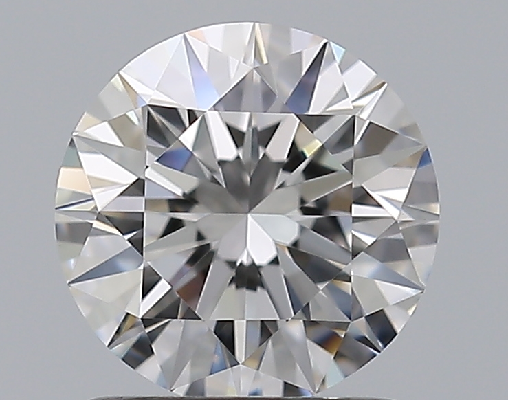 1 CaratE-VVS1 EX Cut Round Diamond