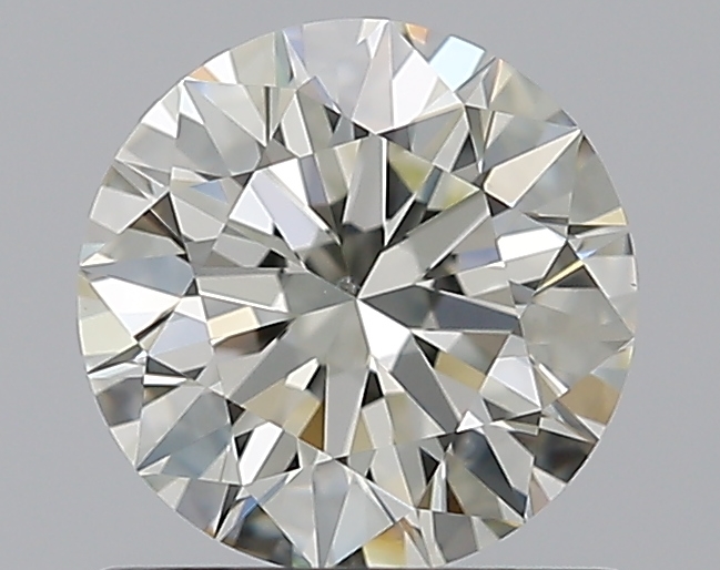 0.9 CaratL-VS2 EX Cut Round Diamond