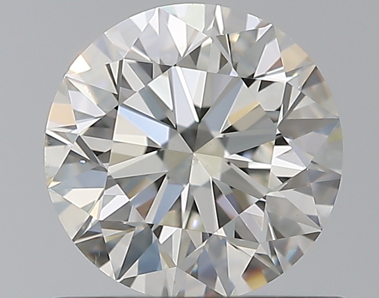 0.77 CaratI-VS2 EX Cut Round Diamond