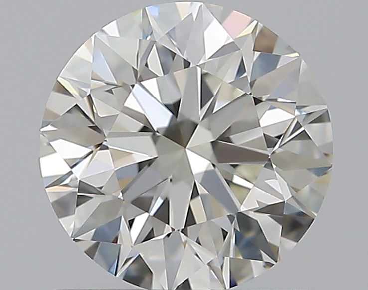 0.96 CaratJ-VVS1 EX Cut Round Diamond