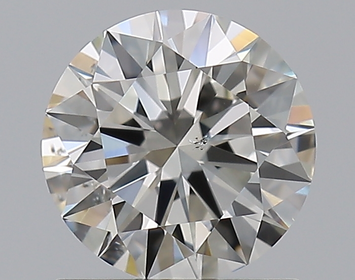1 CaratJ-SI1 EX Cut Round Diamond