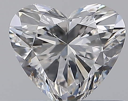 0.56 CaratF-VVS1 - Cut Heart Diamond
