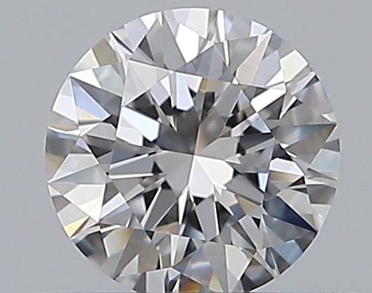 0.38 CaratF-VS1 EX Cut Round Diamond