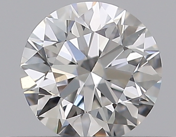 0.33 CaratF-SI1 EX Cut Round Diamond