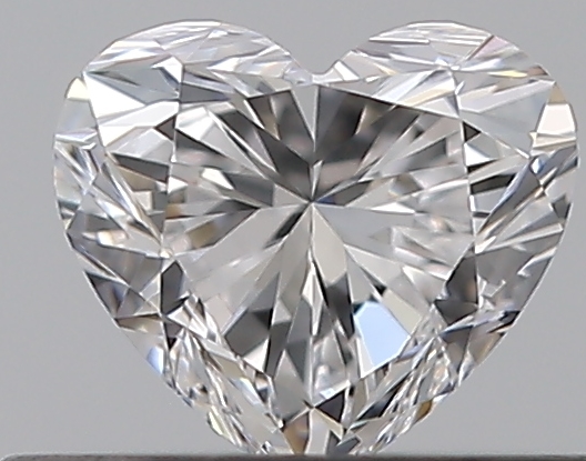 0.38 CaratD-VVS2 - Cut Heart Diamond