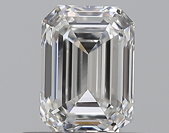 0.59 CaratF-VS1 - Cut Emerald Diamond