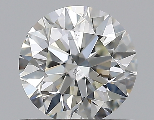 0.5 CaratJ-SI1 EX Cut Round Diamond