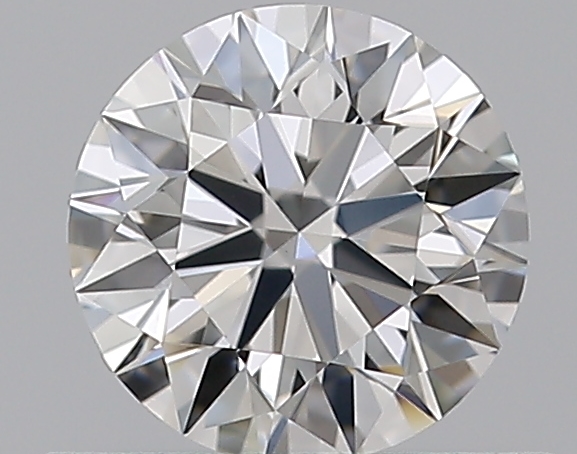 0.53 CaratF-VS1 EX Cut Round Diamond