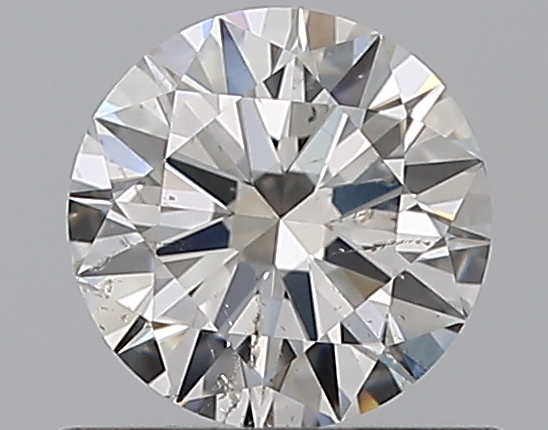 0.5 CaratH-SI2 EX Cut Round Diamond
