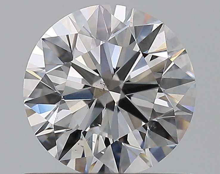 0.76 CaratE-SI1 EX Cut Round Diamond