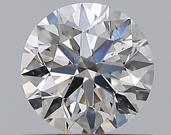 0.5 CaratF-SI1 EX Cut Round Diamond