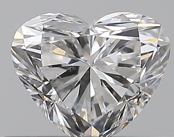 0.41 CaratD-SI2 - Cut Heart Diamond