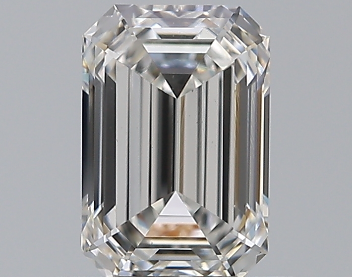 0.76 CaratF-VS2 - Cut Emerald Diamond