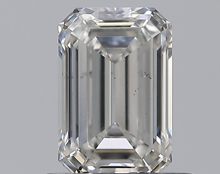 0.59 CaratH-SI1 - Cut Emerald Diamond