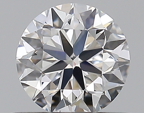 0.41 CaratF-VVS2 VG Cut Round Diamond