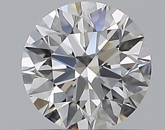 0.38 CaratF-VS1 EX Cut Round Diamond