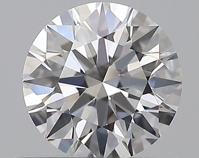 0.53 CaratE-VS1 EX Cut Round Diamond