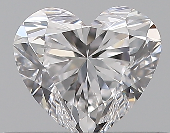 0.42 CaratD-VVS2 - Cut Heart Diamond