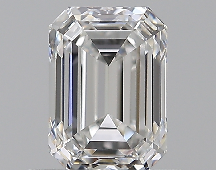 0.65 CaratF-VS1 - Cut Emerald Diamond