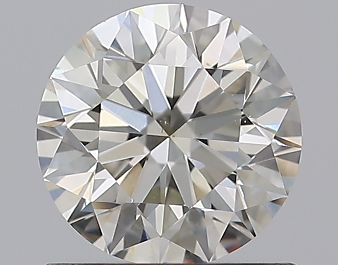 0.9 CaratJ-VS2 EX Cut Round Diamond