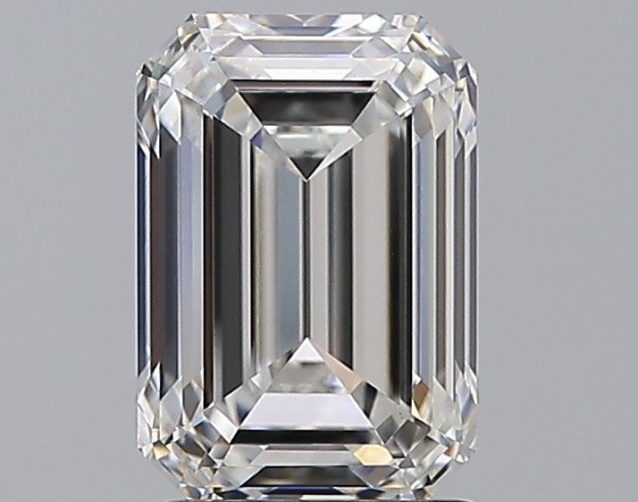 2 CaratG-VVS2 - Cut Emerald Diamond