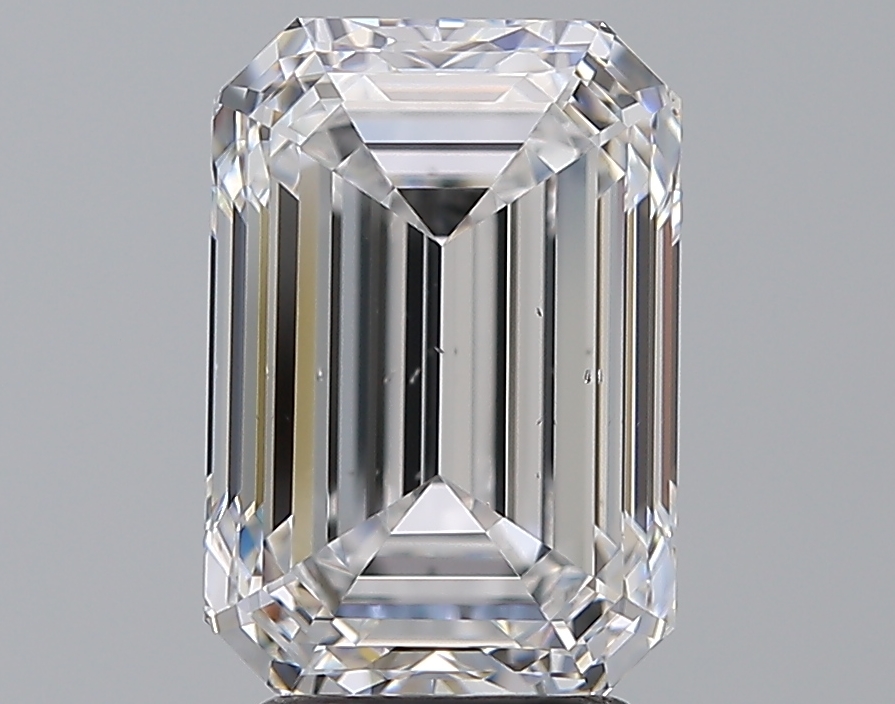3.71 CaratD-VS2 - Cut Emerald Diamond