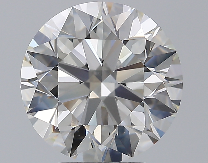 4.01 CaratH-VS2 EX Cut Round Diamond