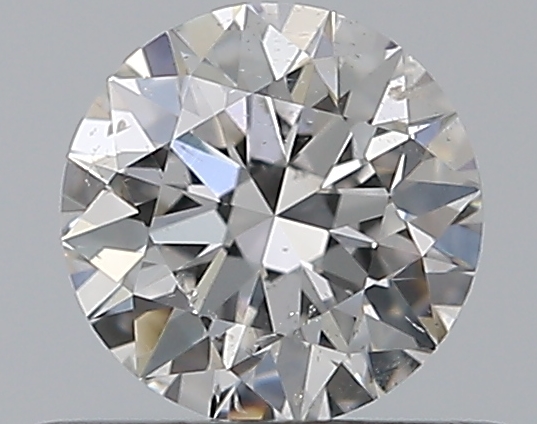 0.41 CaratF-SI2 EX Cut Round Diamond