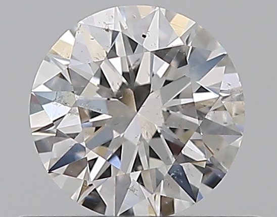 0.5 CaratF-SI2 EX Cut Round Diamond