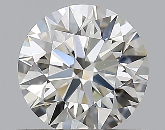 0.41 CaratJ-VS2 EX Cut Round Diamond