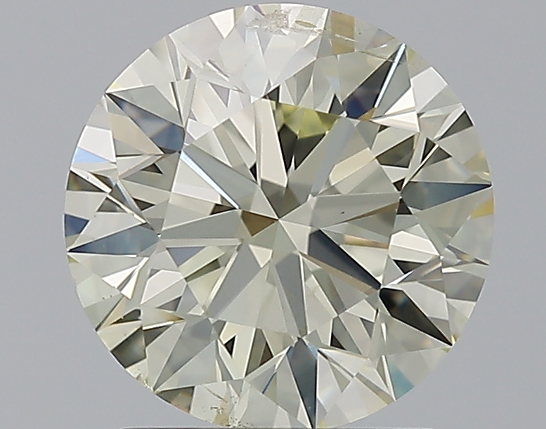 1.9 CaratO-P-SI2 EX Cut Round Diamond