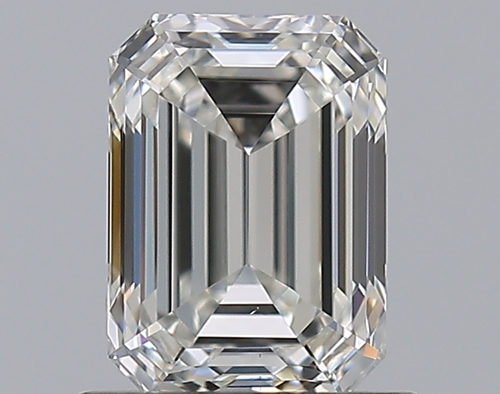 1 CaratH-VS2 - Cut Emerald Diamond