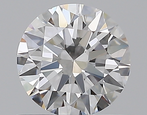0.58 CaratE-VVS1 EX Cut Round Diamond