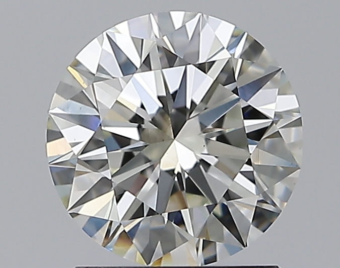1.51 CaratJ-VS1 EX Cut Round Diamond